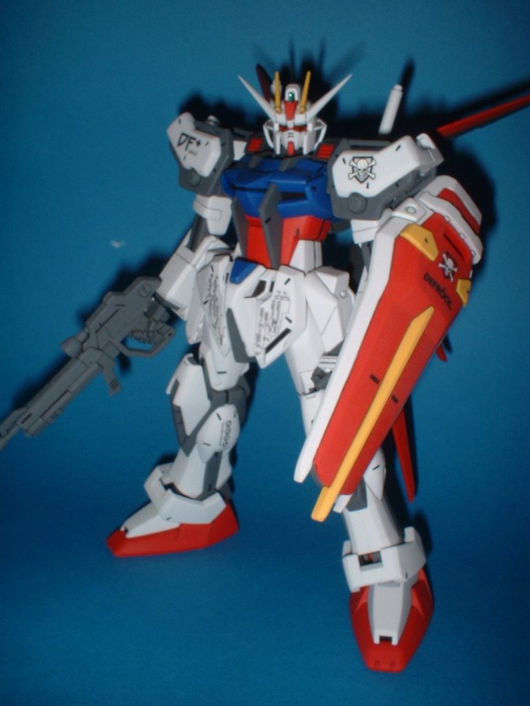 旧キット　1/100 エールストライク–2枚目/制作者：blaster