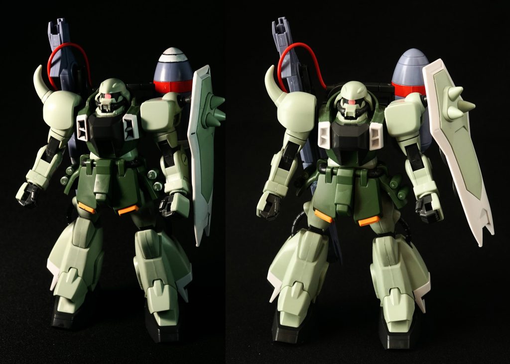 部分塗装済←→素組み