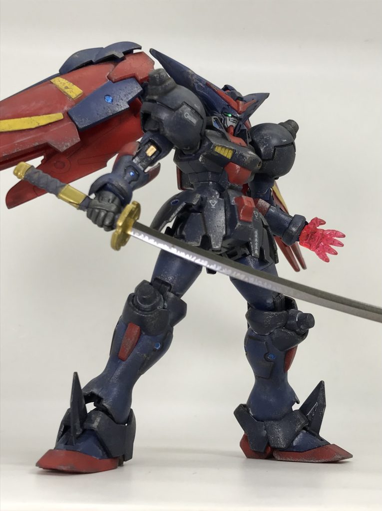 ノーマルマスターガンダム+刀 verこの状態でもかなりカッコええですな〜😃