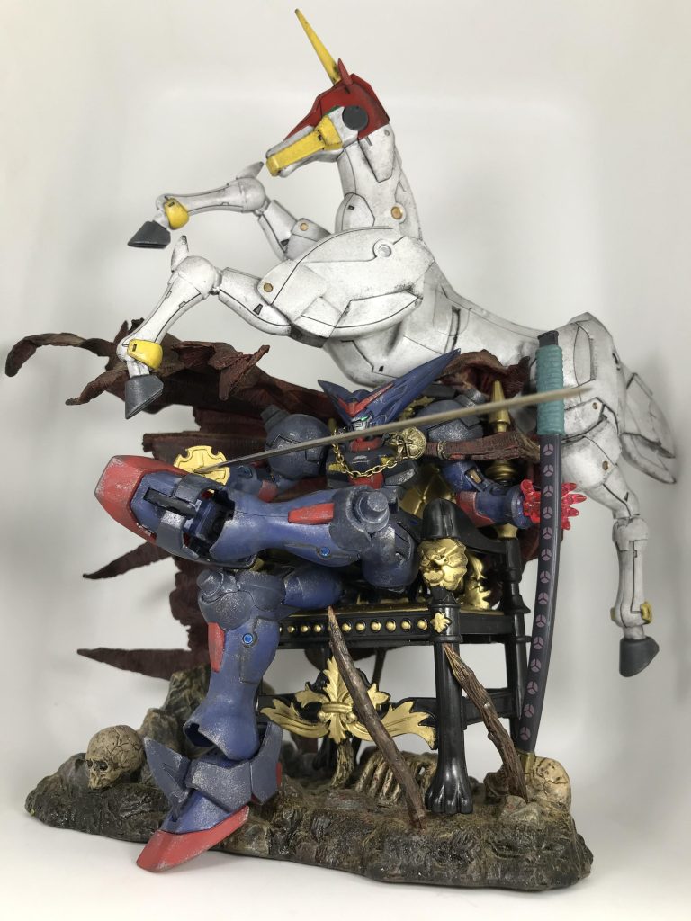 玉座は軽く塗装してますミカエリス将軍以来の…9ヶ月ぶりの玉座シリーズ?🤔https://gumpla.jp/hg/1374716