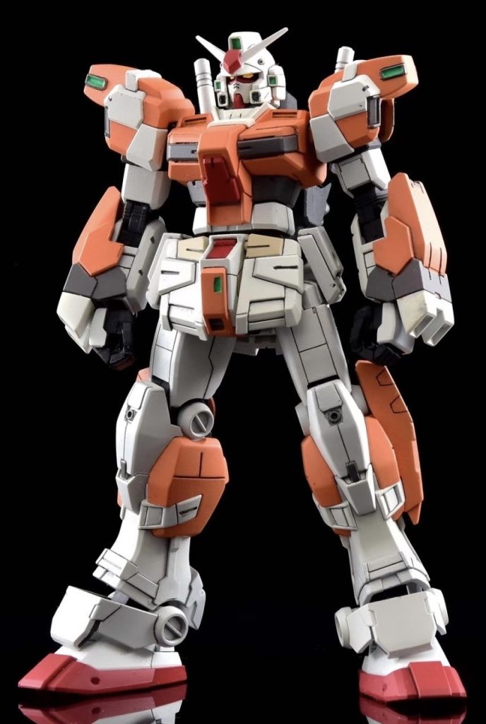 ■機体_正面頭  →7号機上半身→ペイルライダーキャバルリー脚  →7号機足  →ペイルライダーキャバルリー構成はこんな感じ、入れ替えるだけでも意外とそれっぽくなりますよね。ペイルライダーキャバルリーの腕が細いので、ヴィーナスアーマーの腕甲を追加してボリュームを調整してます。