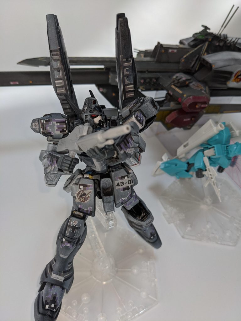 ラストシーン。特攻するリーンホースJrを護衛。サイキッカーとモデラーの皆さん。いくつもの愛を重ねましょう。