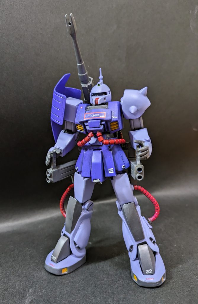 カラーリングは最近出たＭＧの感じがアレだったのでハイザックの連邦仕様のカラーリングを参考にしております。