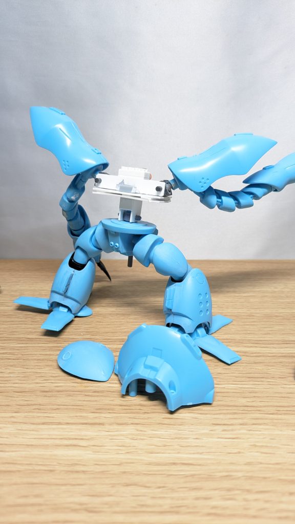 フレーム状態。脚は無改造です。