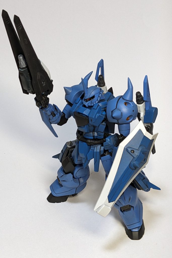 宇宙空間での戦闘を主眼に置いた第二種兵装。背部をフラッシュエッジを装備したバインダーに換装し、脚部にブースターパックを追加装備。さらに手持ち火器として実体剣とビームガンを複装した試作ソードライフルを装備。