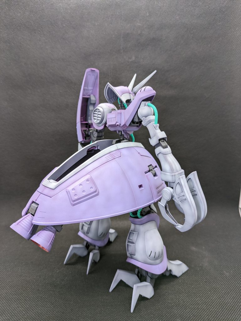 スカート大きすぎてグラデがムラムラになってしまいましたちょっとグレーバイオレット部の紫強すぎかも