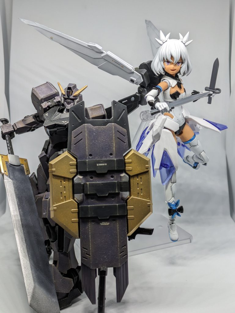 このバディ感。実は元々バックパックはこの娘用に制作された物だったり。