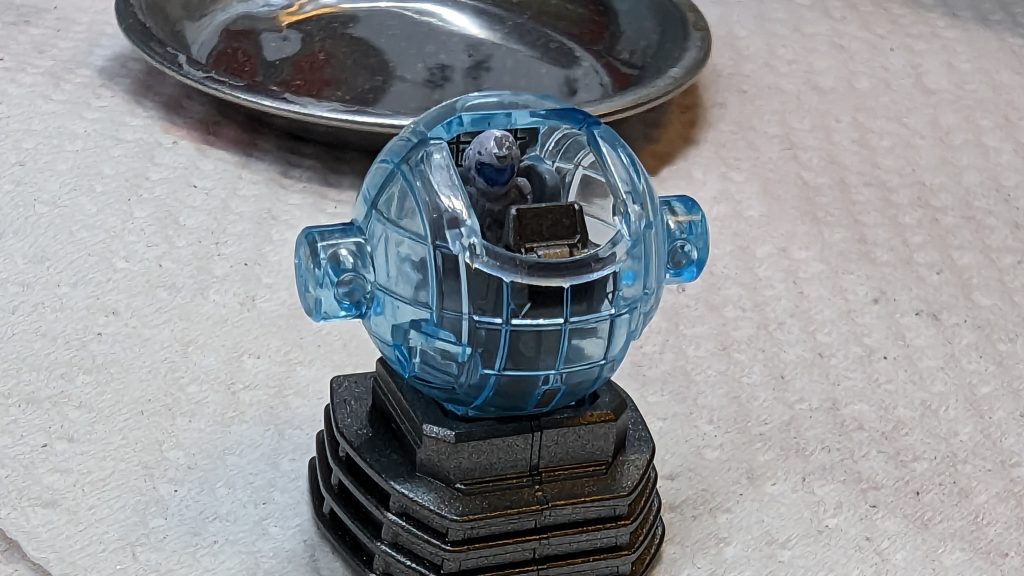 シーブック・アノー。完成したら見えん。コックピットは元々クリアでしたが、クリアブルーで塗装。