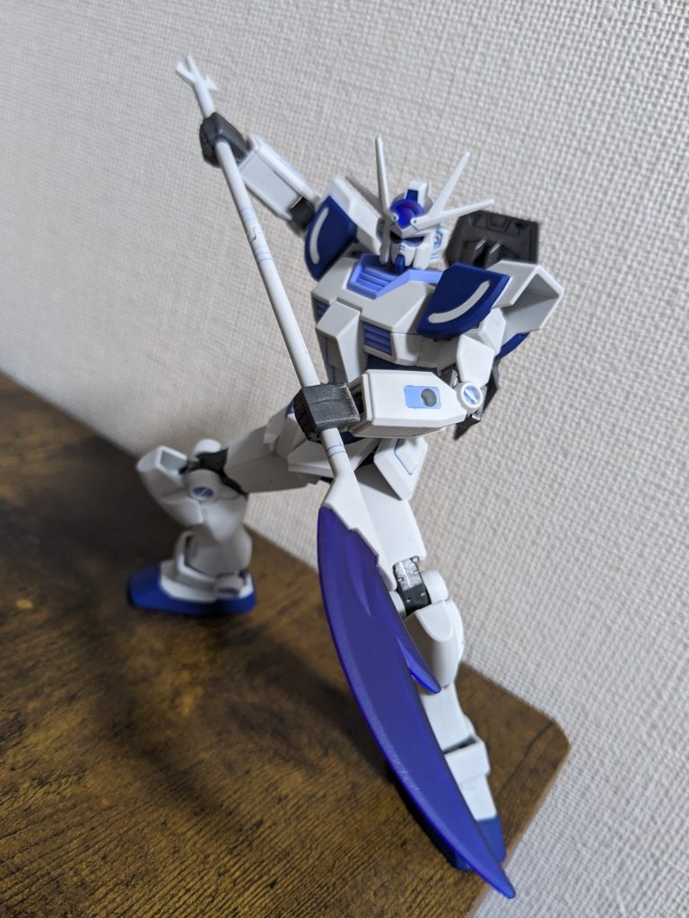 ビームナギナタで見栄を切る