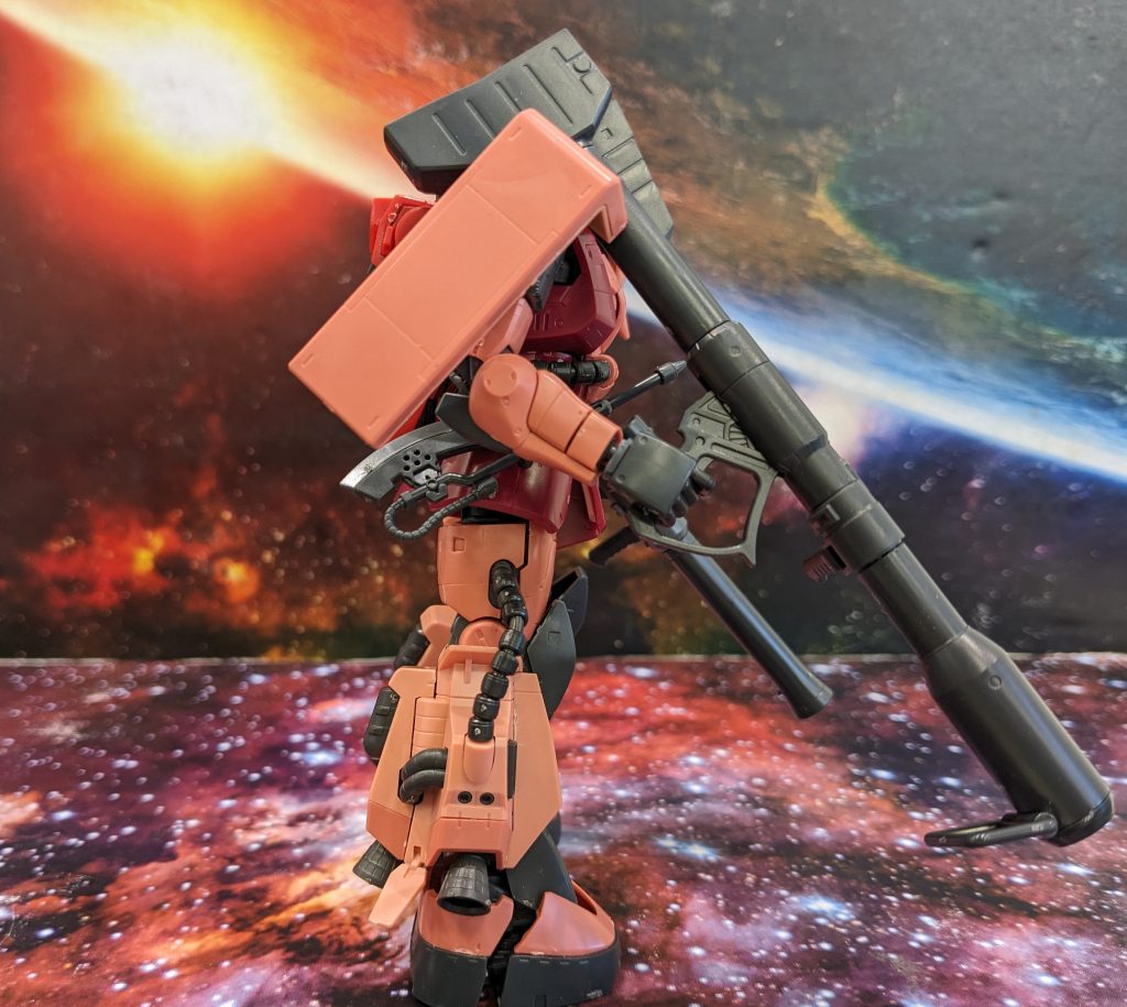 RG 高機動型ザクII（チームモンストルカスタム)素組み–3枚目/制作者：@reizublue