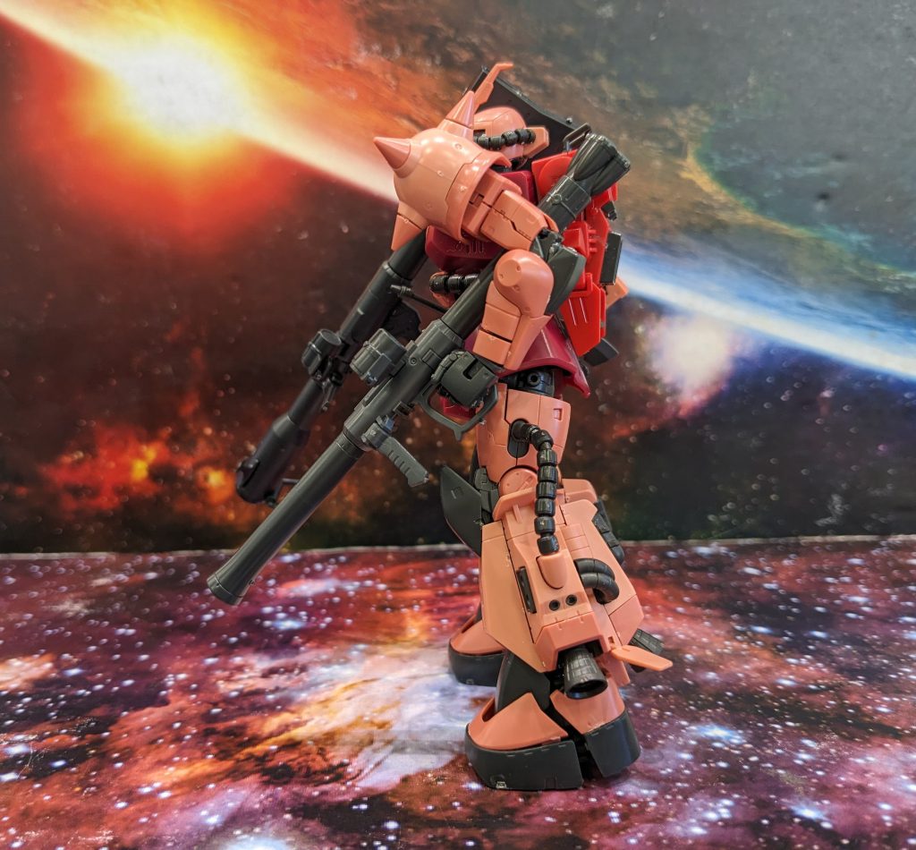 RG 高機動型ザクII（チームモンストルカスタム)素組み–4枚目/制作者：@reizublue