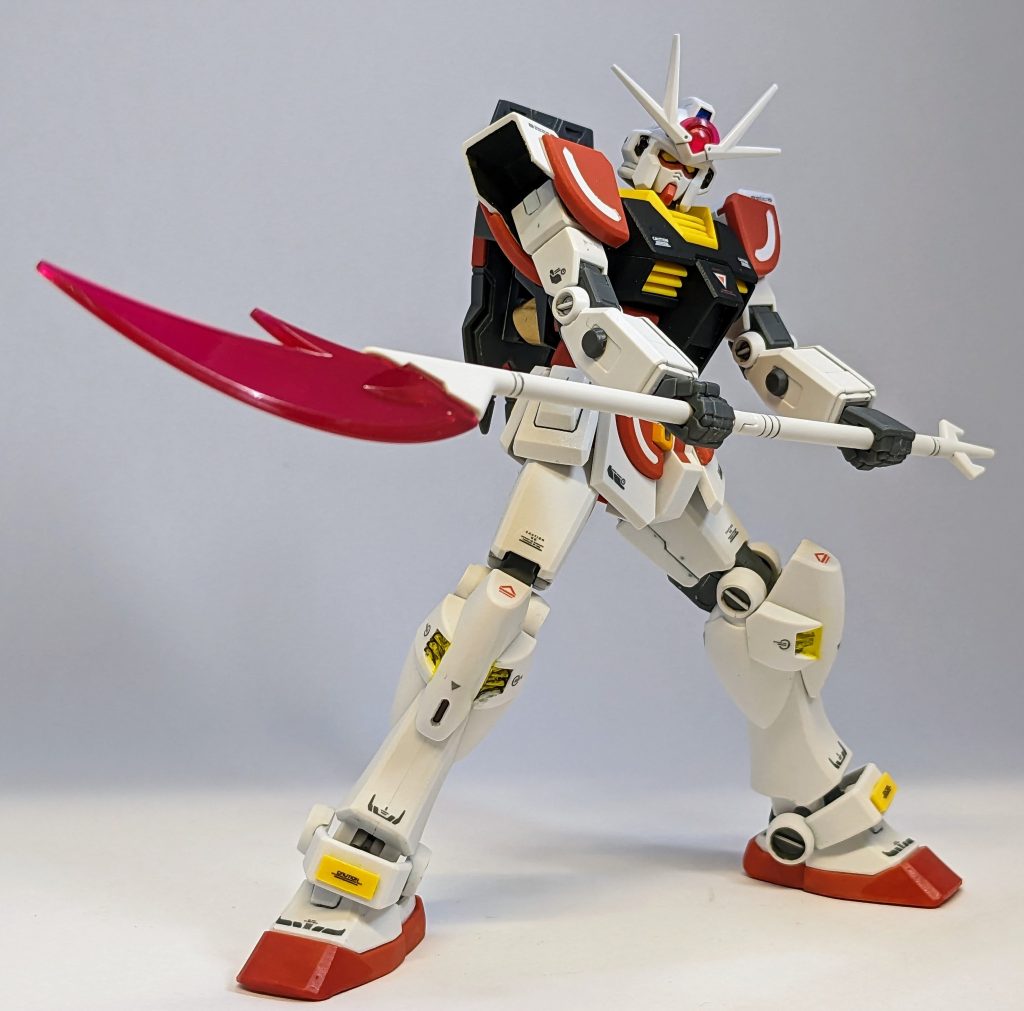 ビームラーナギナタ。サンライズ立ち、難しい。