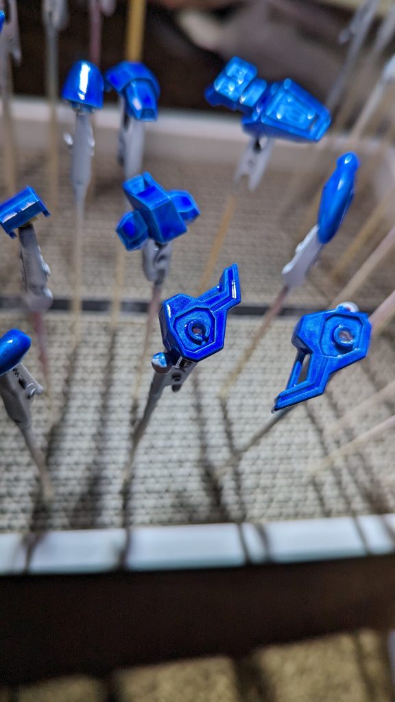 アクリジョンでキャンディ塗装初チャレンジ