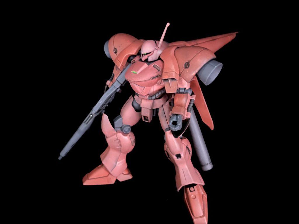 サーモンピンクで重厚感持たせるグラデーションは難しかったです