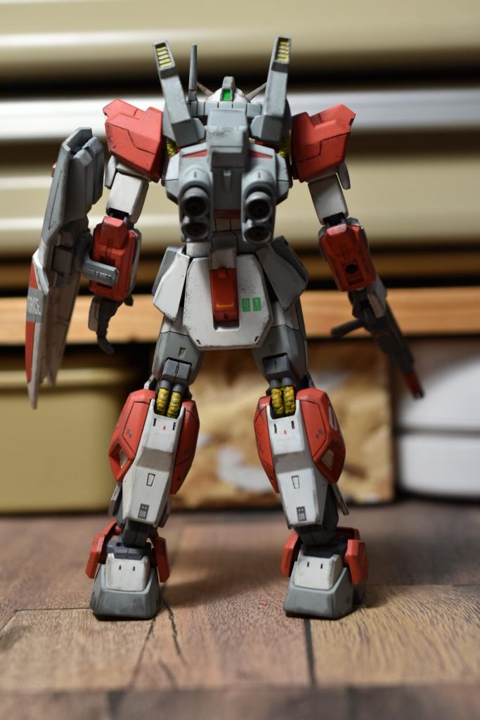 アムロは強いのでダメージというよりは使用感を出すイメージで少しウェザリングをしてみました!