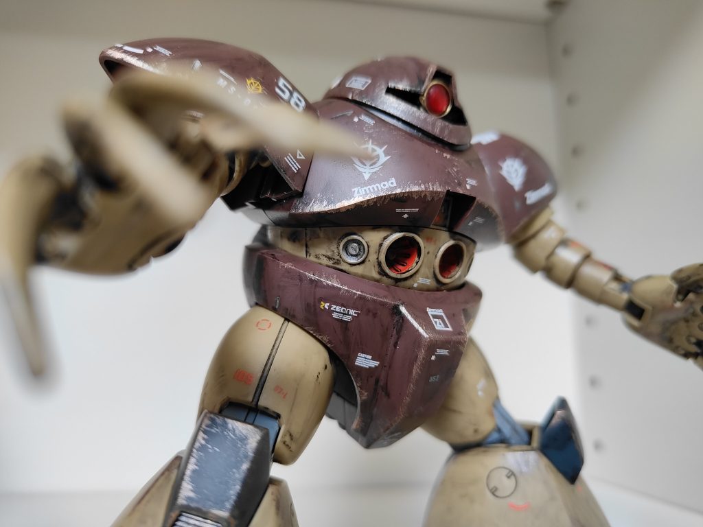 モノアイは、ネットを参考にして作りました。