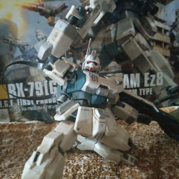 【HGUC】ガンダムEz8[アレンジ部分塗装]
