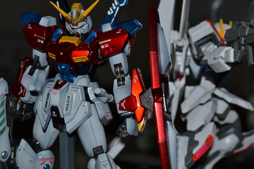 やはり光沢塗装は時間がかかりますね。でも大満足の仕上がりです。次の塗装はもちろん相棒の機体！