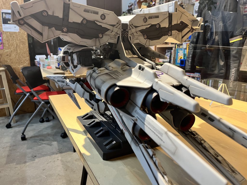 背部ここでは塗り分けと合わせ目消しがかなり発揮された箇所かなと