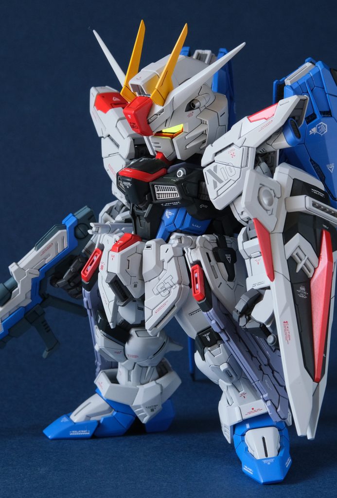 調整したアンテナとつま先。