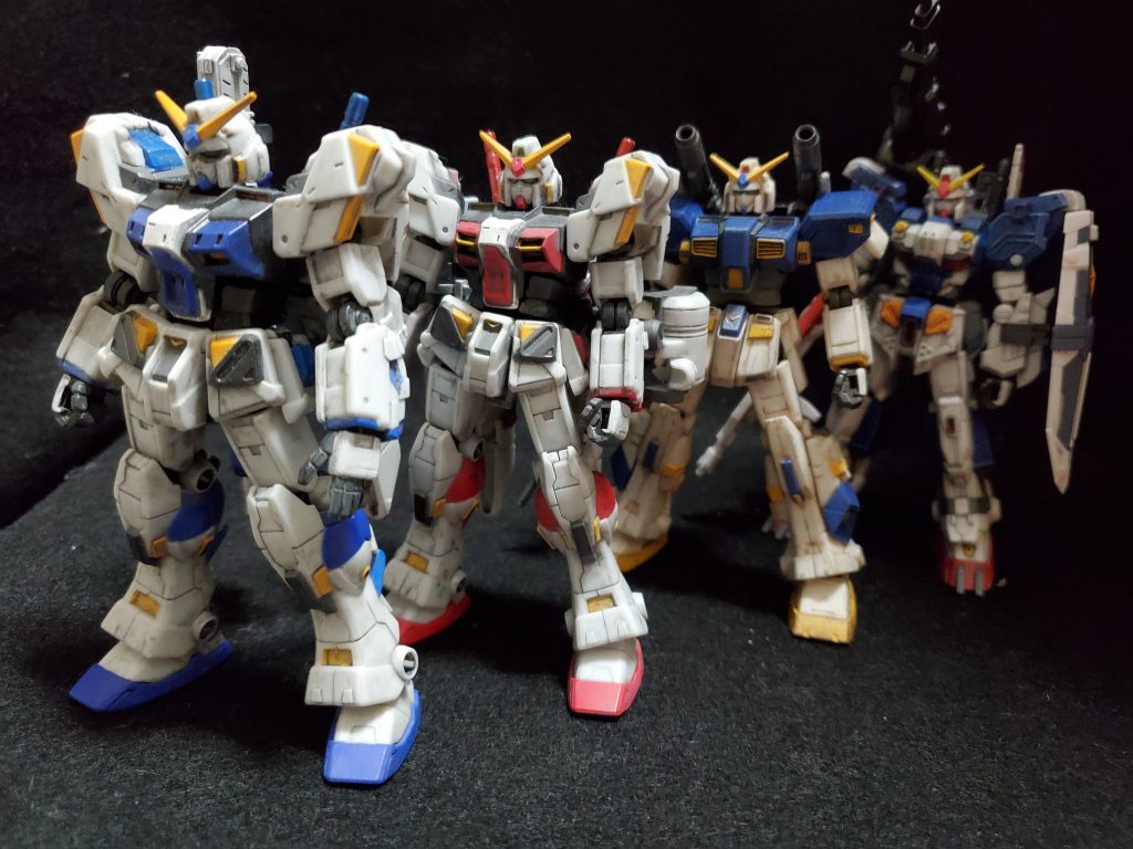 Gフレームガンダム1～7号機–5枚目/制作者：英吉