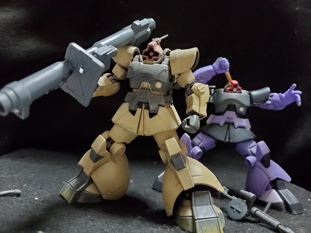 MIAとほぼ同サイズってことで武器流用してみたり