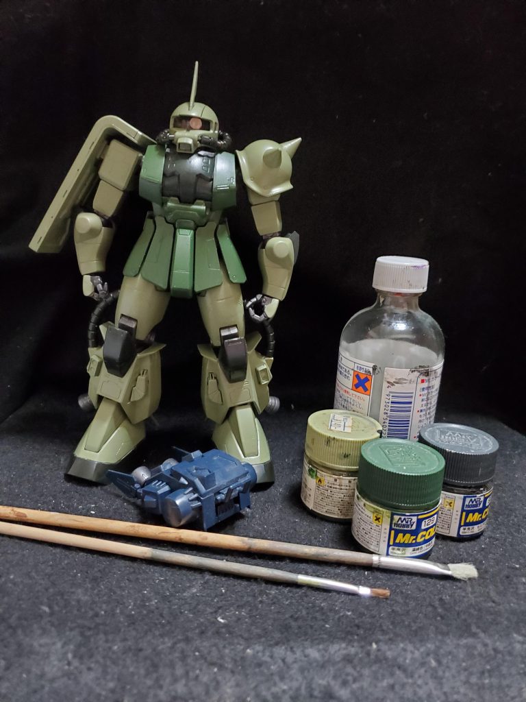 量産型ならやっぱ緑だろ？でMG高機動型ザク–4枚目/制作者：英吉