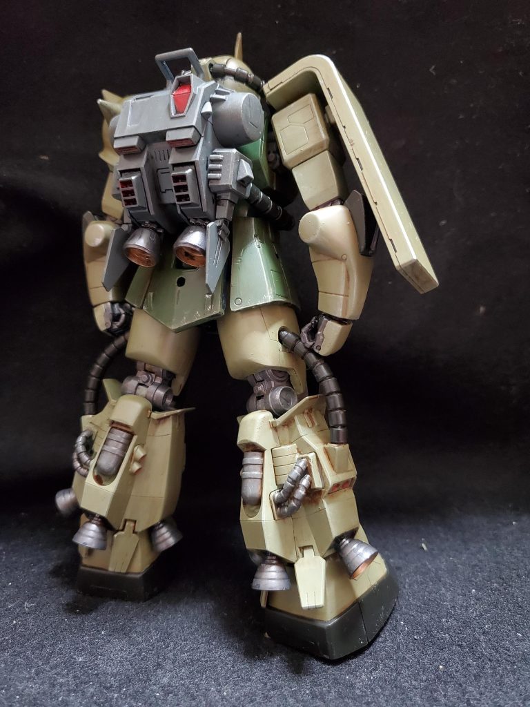 量産型ならやっぱ緑だろ？でMG高機動型ザク–2枚目/制作者：英吉