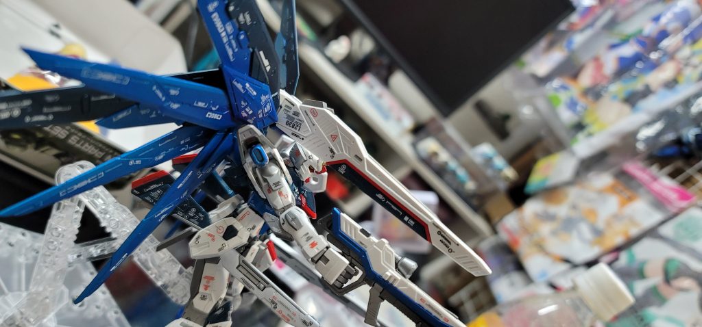 ちょっとオシャレに机の上で撮影