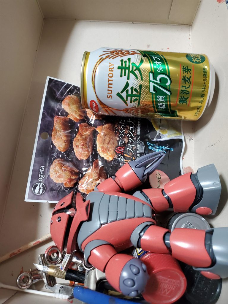 そしていつものほろ酔いモデリングでした(((^_^;)