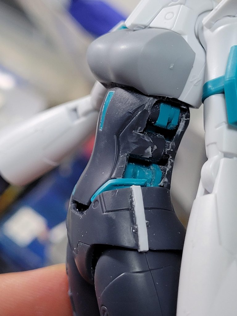 足の可動域の為に腰を延長