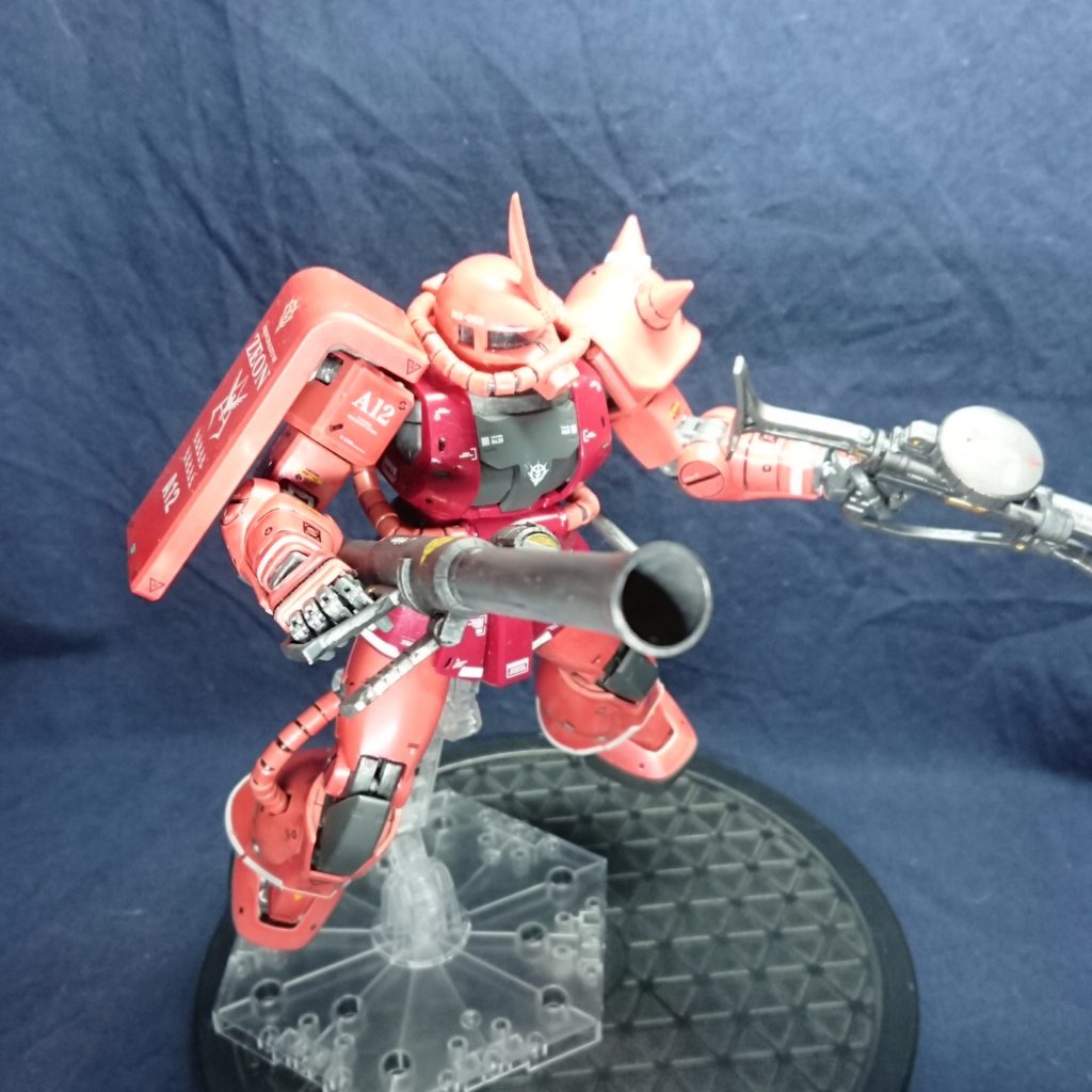 MG シャア専用ザクⅡ ver.2.0 光沢パール塗装–4枚目/制作者：ＨＨ