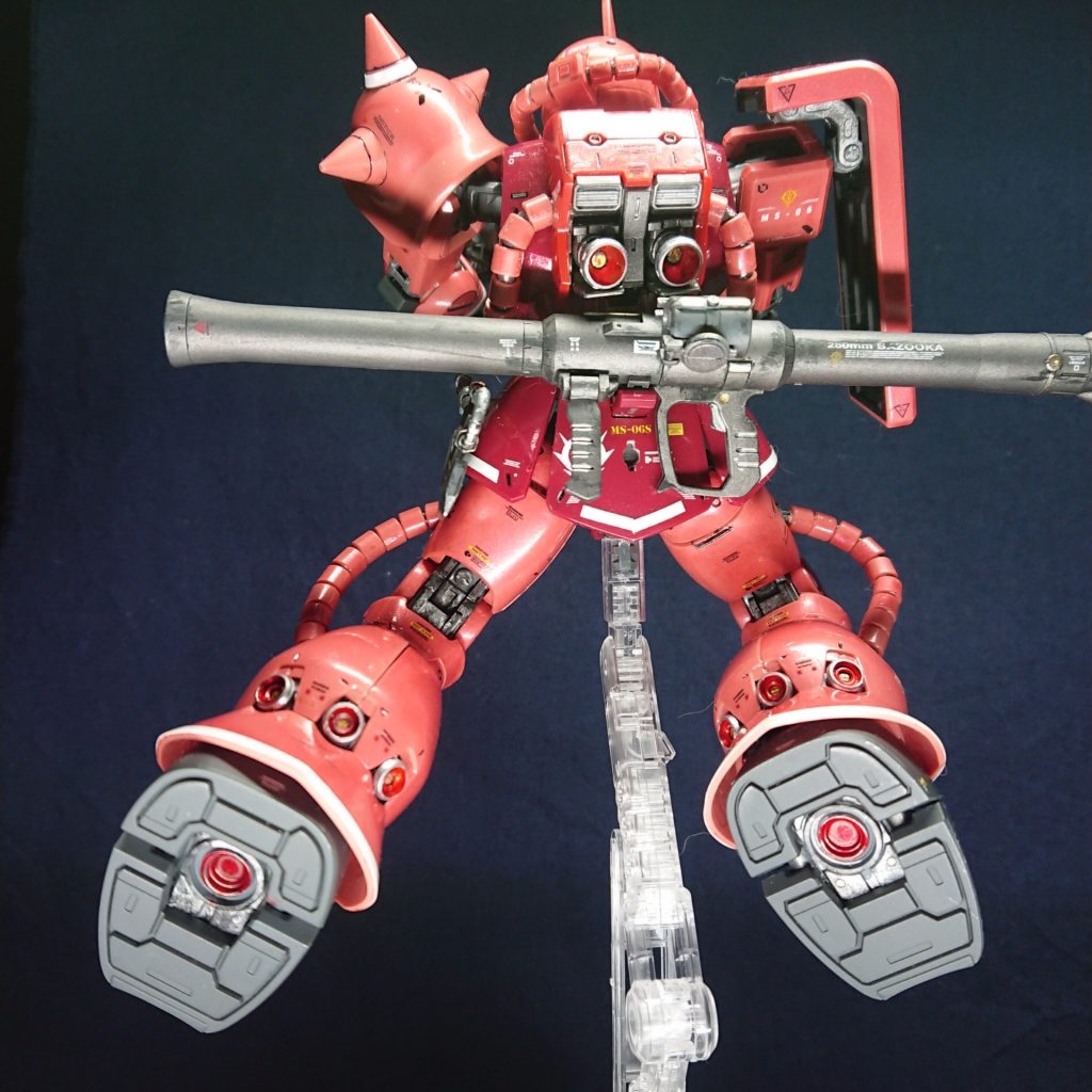 MG シャア専用ザクⅡ ver.2.0 光沢パール塗装–5枚目/制作者：ＨＨ