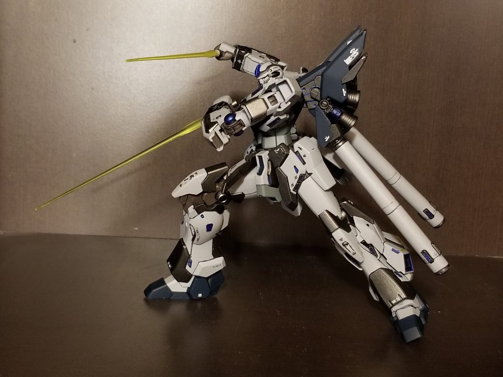 墨入れ、デカール、トップコート。汚し前。