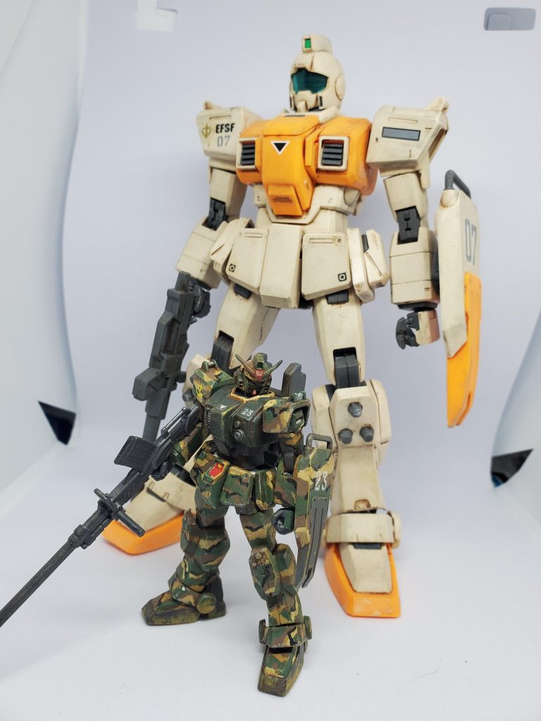 サイズとしてはMGとならべるとコレくらい…ということで