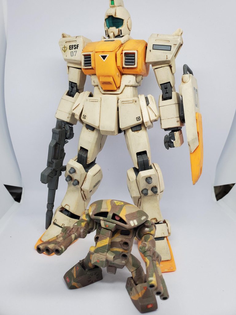 迷彩ついでにガンプラコレクションジュアッグも