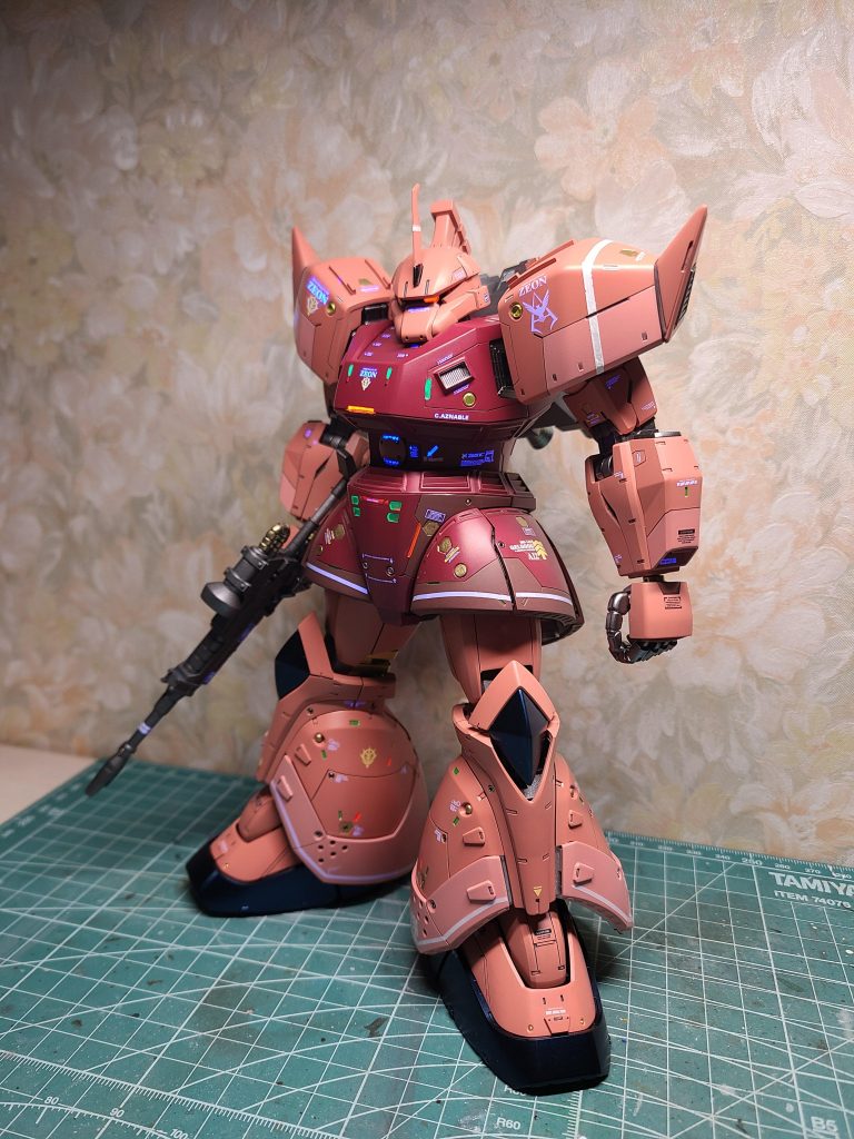 汚し前の状態。これはこれでアリかなぁとも思ってます。足にダクト追加したのに写真に写っていなかった。