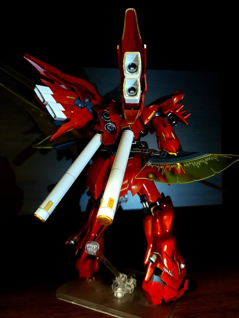 ガンダムマーカーのメタレッドが綺麗で気に入ってます。　次はプルタイン手に入れて作りたいなと思ってます。