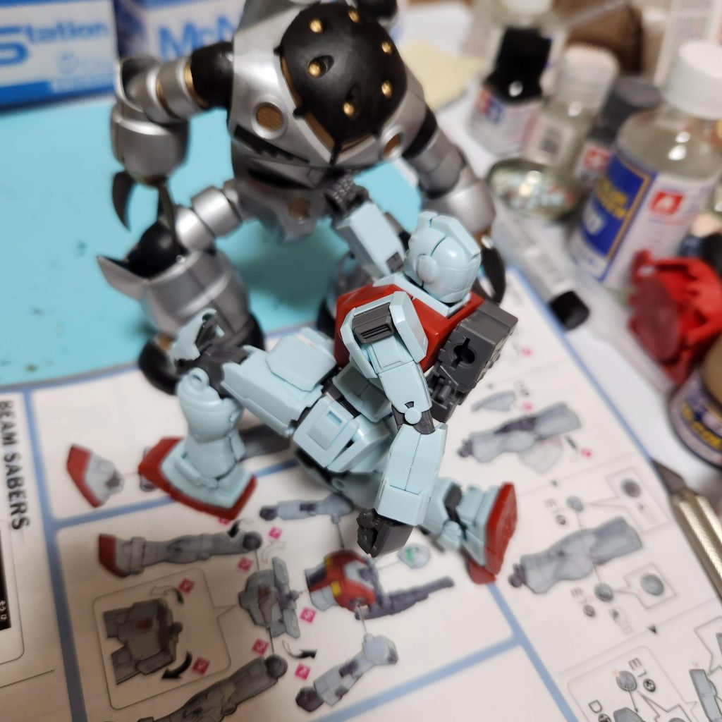 ジムの完成まで今しばらく…