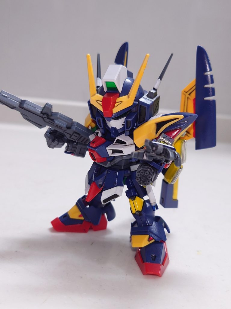 ガトリングガン発射!まさかトルネードがキット化されるとは思いませんでした。改99までしたのにガンダムファイトモードで勝てなかったなぁ😭