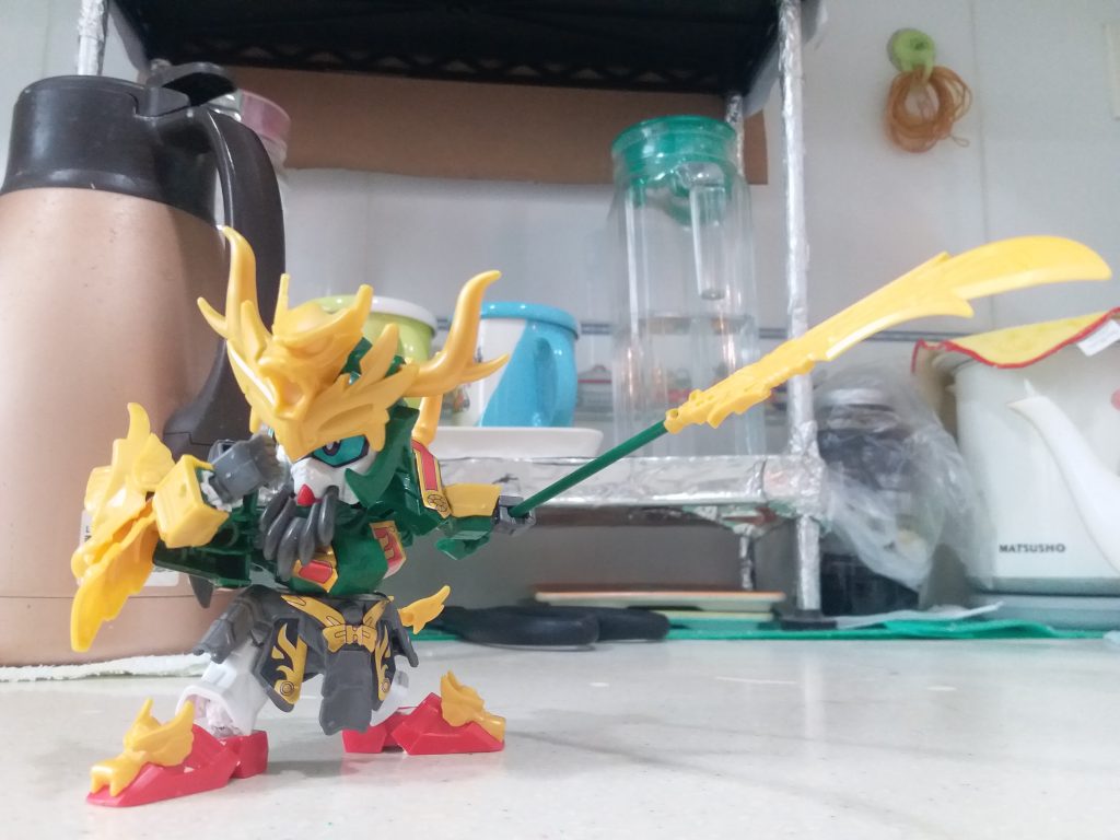 三国伝 関羽ガンダム–8枚目/制作者：LUNLUN（邪道可動）