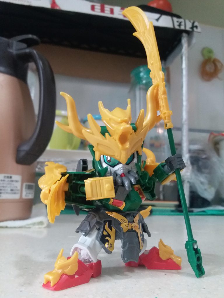 三国伝 関羽ガンダム–6枚目/制作者：LUNLUN（邪道可動）