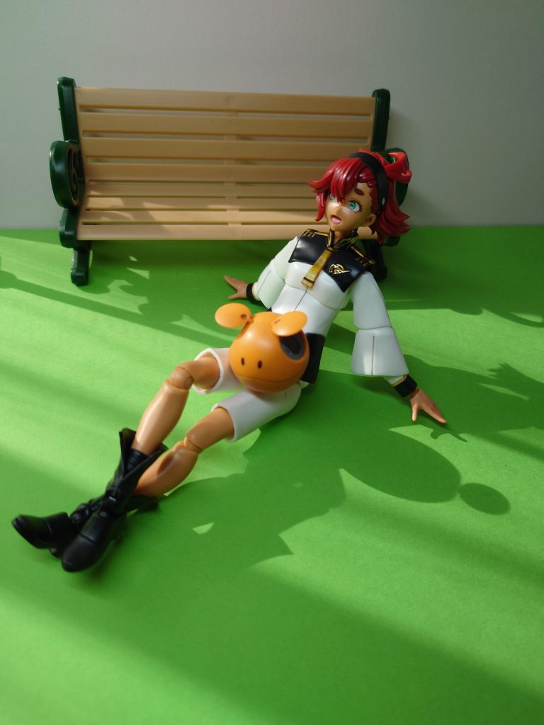 ハロと日向ぼっこ