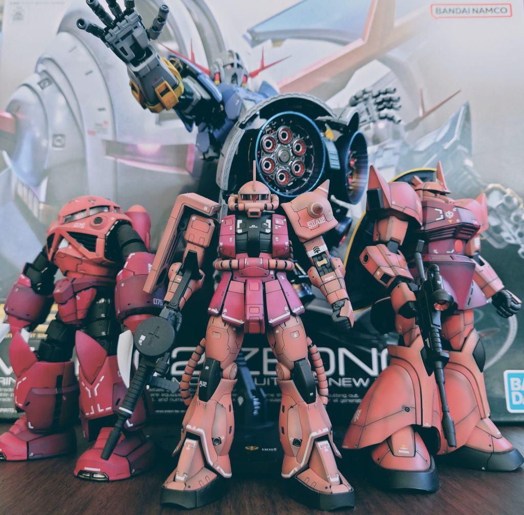 シャアのモビルスーツはカッコイイですね。最後までありがとうございました🙇