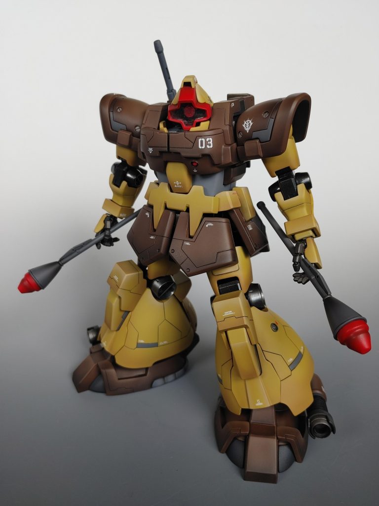 === 本作品は12/24までヤフオクに出品予定です。Yahoo!オークション - 1/100 MS-09F DOM TROPEN ドムトローペン