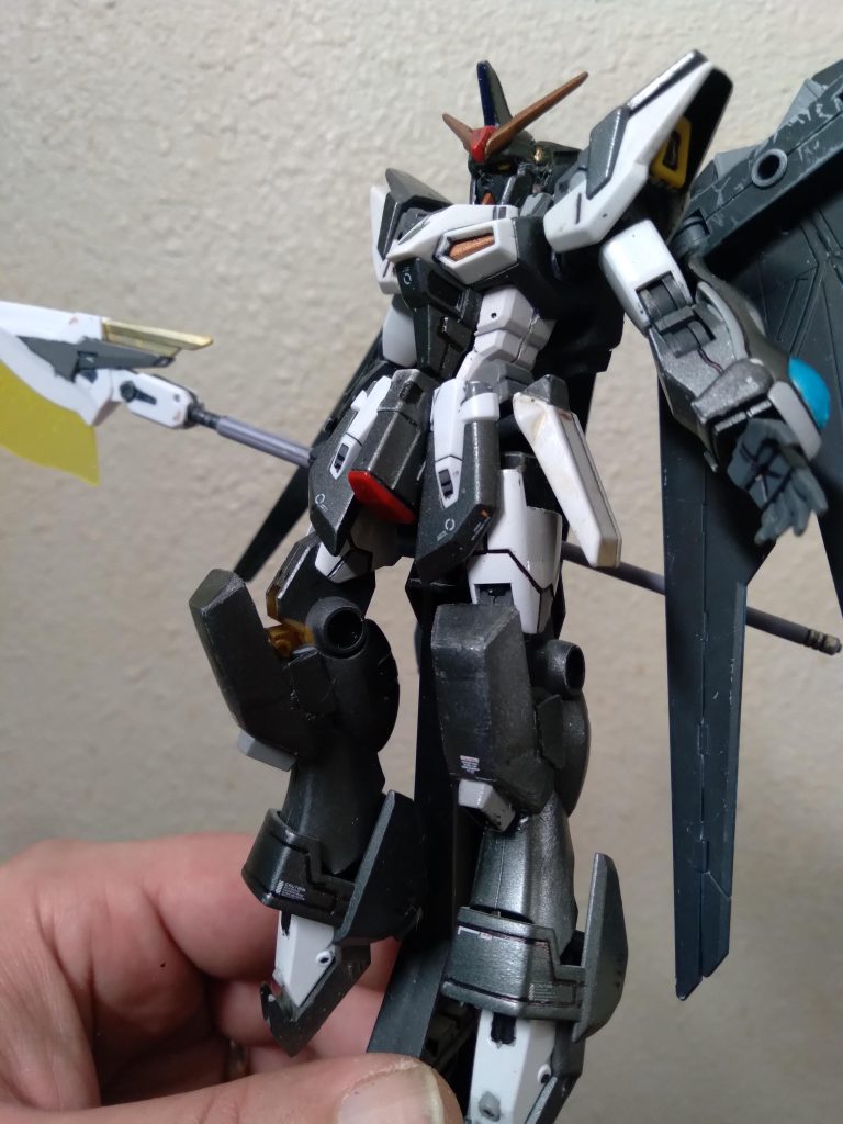 I wanted it to have a menacing appearance so I went with a darker color scheme using Tamiya acrylic paint.