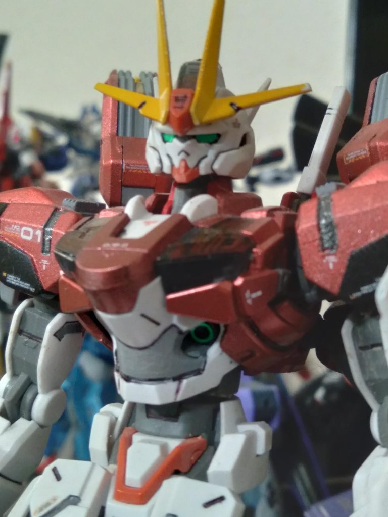 I have added decals as well as done some detail painting. The hips, i reversed the joints to make the legs a little longer.