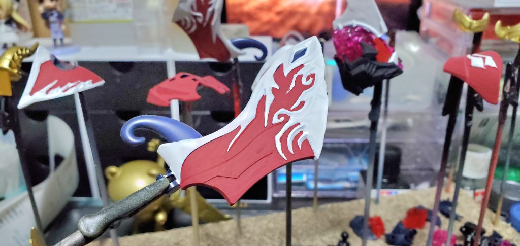 アクリジョンベースカラーレッド。このままでも良い色でした。