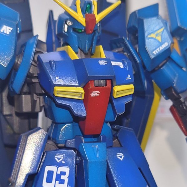 ゼータガンダム　ティターンズカラー風