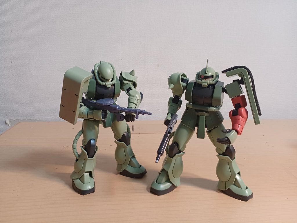 アルダ「隊長、これすごくいいですよ~。」シェード「このザクマシンガン?ピストル?もかなりいい...。」